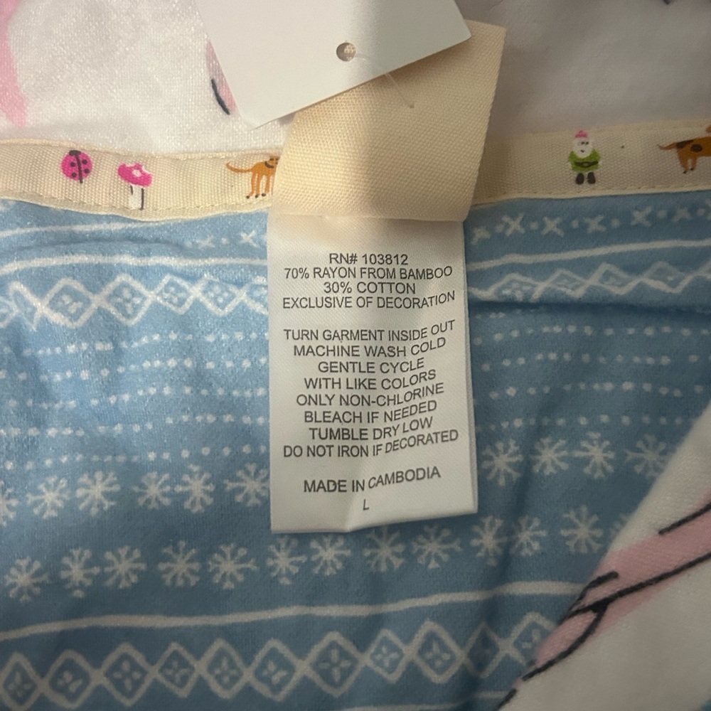 Munki Munki Pajamas for Women Classic Flannel PJ Set Long Sleeve Large NWT - Picture 4 of 6